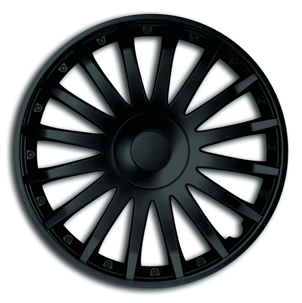 Set de capace pentru roti 15` negre CRYSTAL Mega Drive