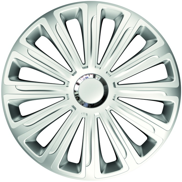 Set de capace pentru roti 16` cu inel cromat TREND Mega Drive