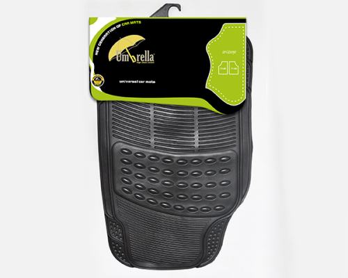 Set de covorase auto PVC ARIZONA NEGRU SET 2 bucati Umbrella