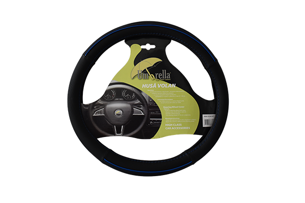 Husa pentru volan SOFT NEGRU 37-39 CM Umbrella