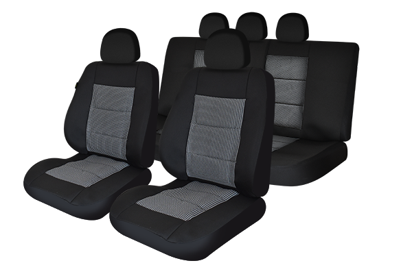 Set de huse pentru scaun PREMIUM LUX culoare neagra UMB1 Umbrella