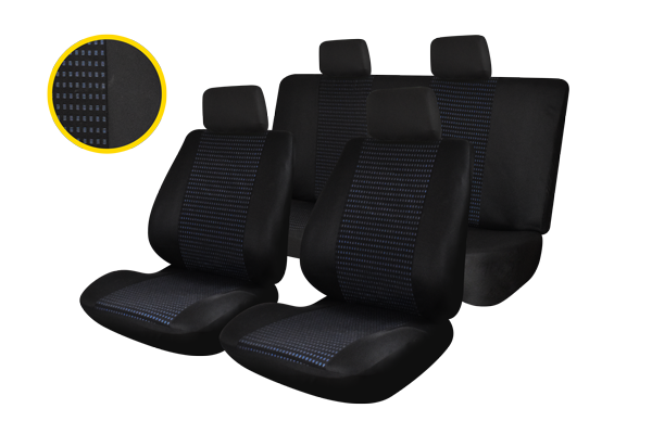 Set de huse pentru scaun TRAFFIC culoare albastra Profiller