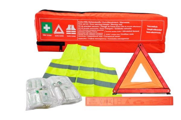Kit cu trusa medicala, vesta si triunghi Mega Drive