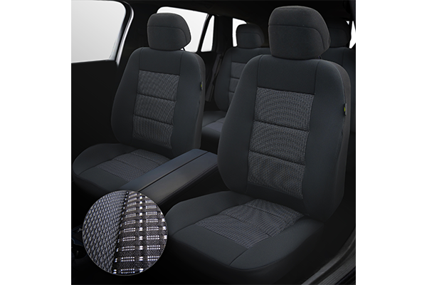 Set de huse pentru scaun PREMIUM LUX culoare neagra UMB4 Umbrella