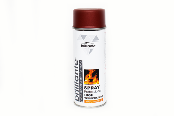 Spray vopsea temperaturi inalte rosu Brilliante 400ml