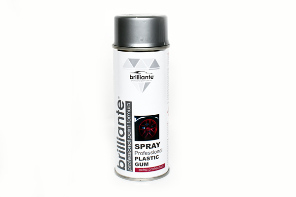 Spray vopsea cauciucata argintiu Brilliant 400ml