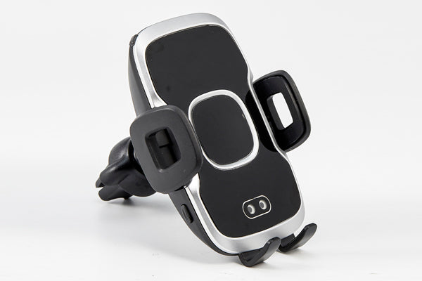 SUPORT DE TELEFON AUTO SMART CU INCARCARE WIRELESS FAST CHARGE si fixare in grila de ventilatie Mega Drive