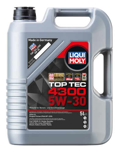 Ulei TOP TEC 4300 5W-30- API SN/CF; ACEA C2- 5L Liqui Moly