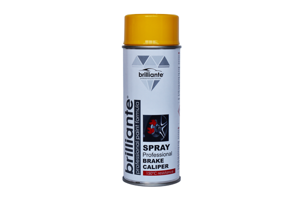 Spray vopsea galbenpentru etriere frana RAL 1023 Brilliante 400ml