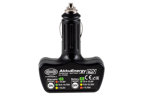 Tester baterie (la bricheta) AKKUENERGY PREMIUM 12 V Heyner