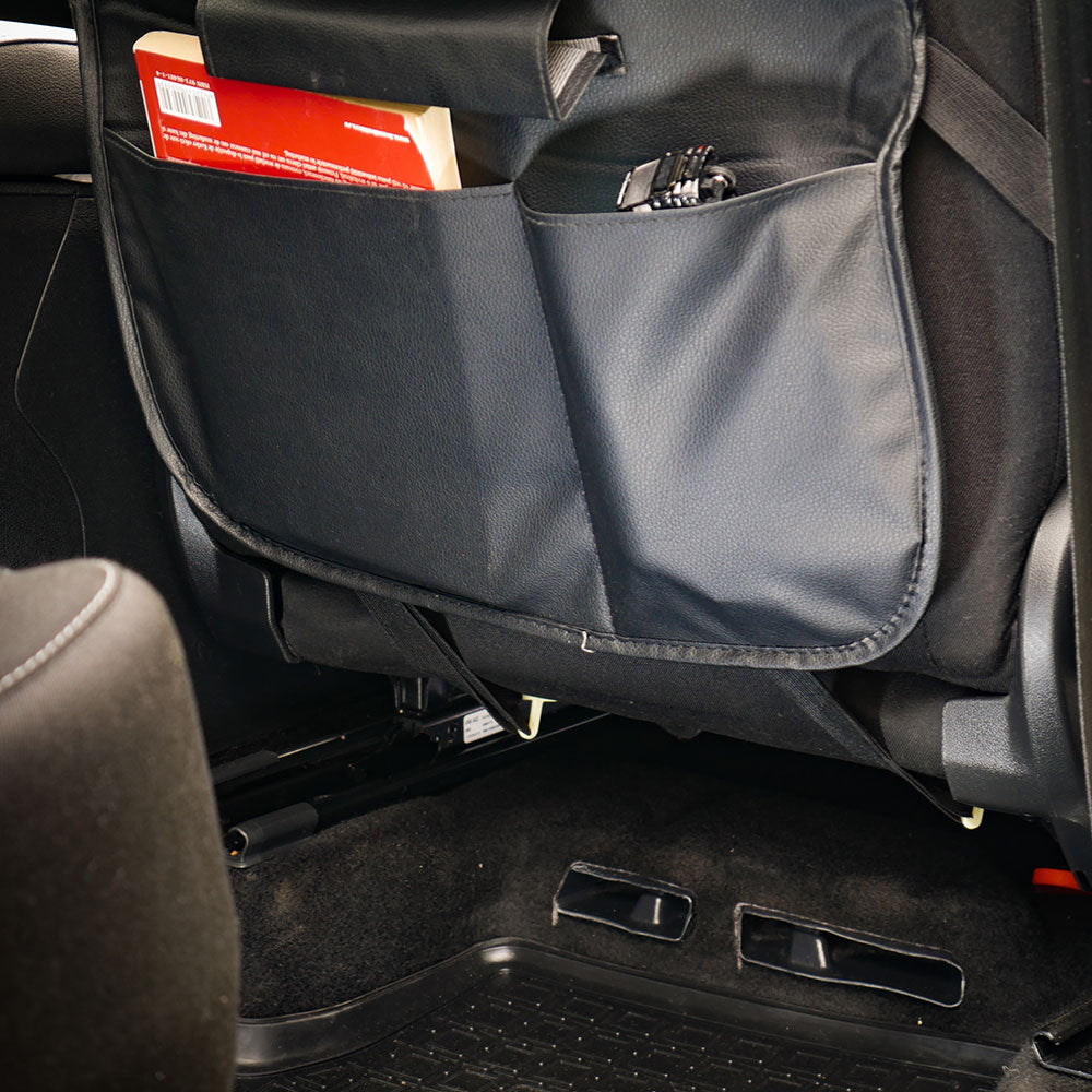 Organizator pentru scaun auto multifunctional negru Mega Drive