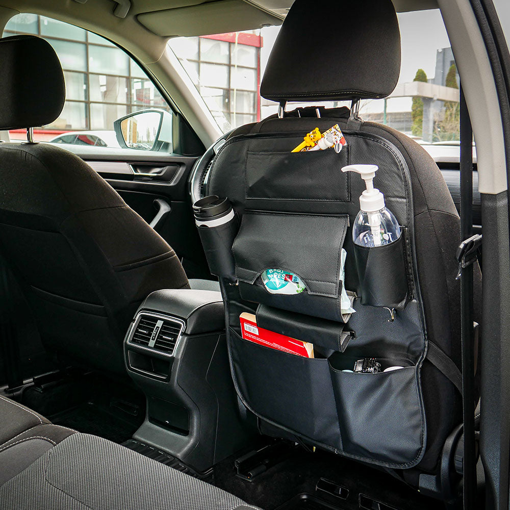 Organizator pentru scaun auto multifunctional negru Mega Drive