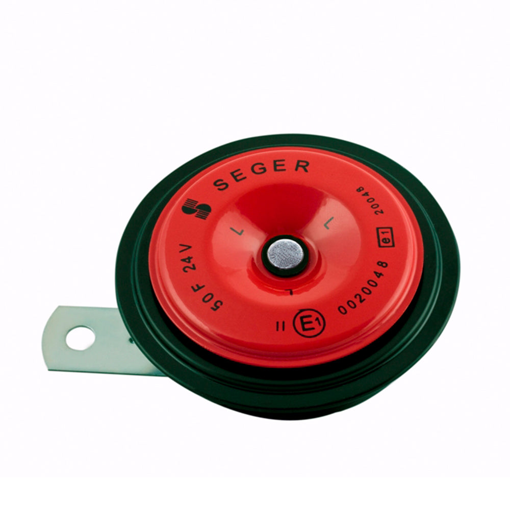 Claxon electromagnetic, tip disc, 24V 3A cu ton jos Seger