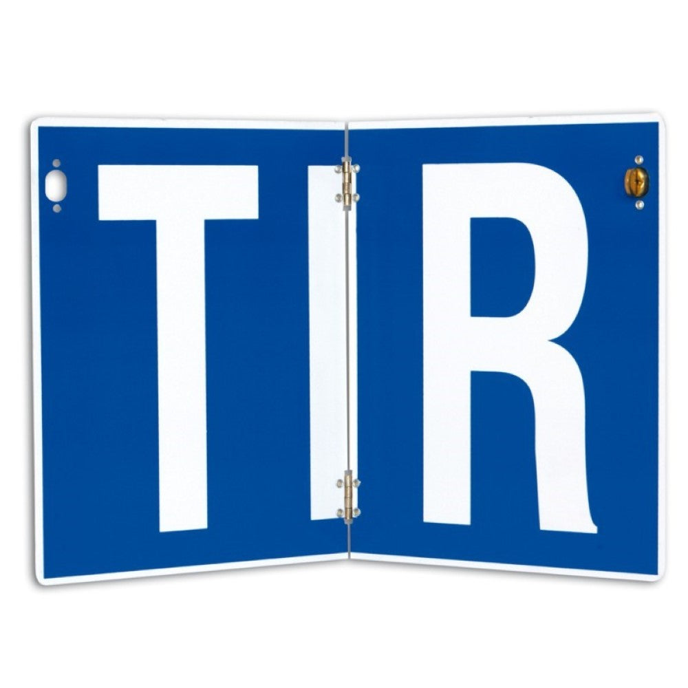 Placa pentru tir pliabila 400X250 MM nereflectorizanta Hico