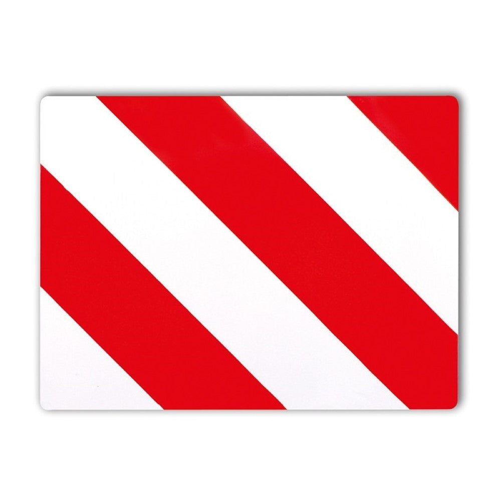 Placa pentru transport agabaritic 40X30 CM dreapta profil PVC Hico