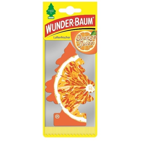 Odorizant auto bradut ORANGE JUICE Wunder Baum