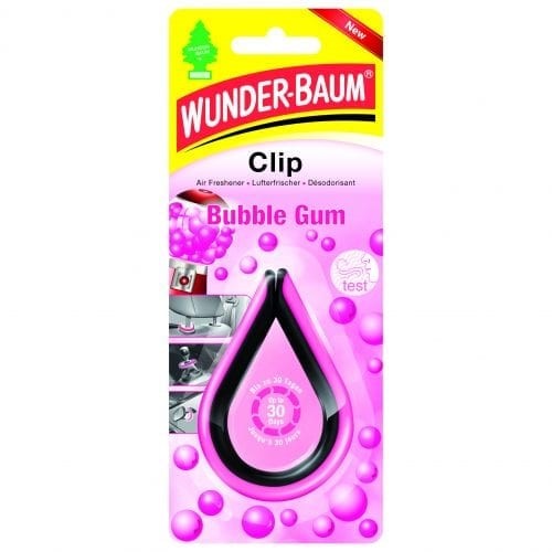 Odorizant auto clip BUBBLE GUM Wunder Baum