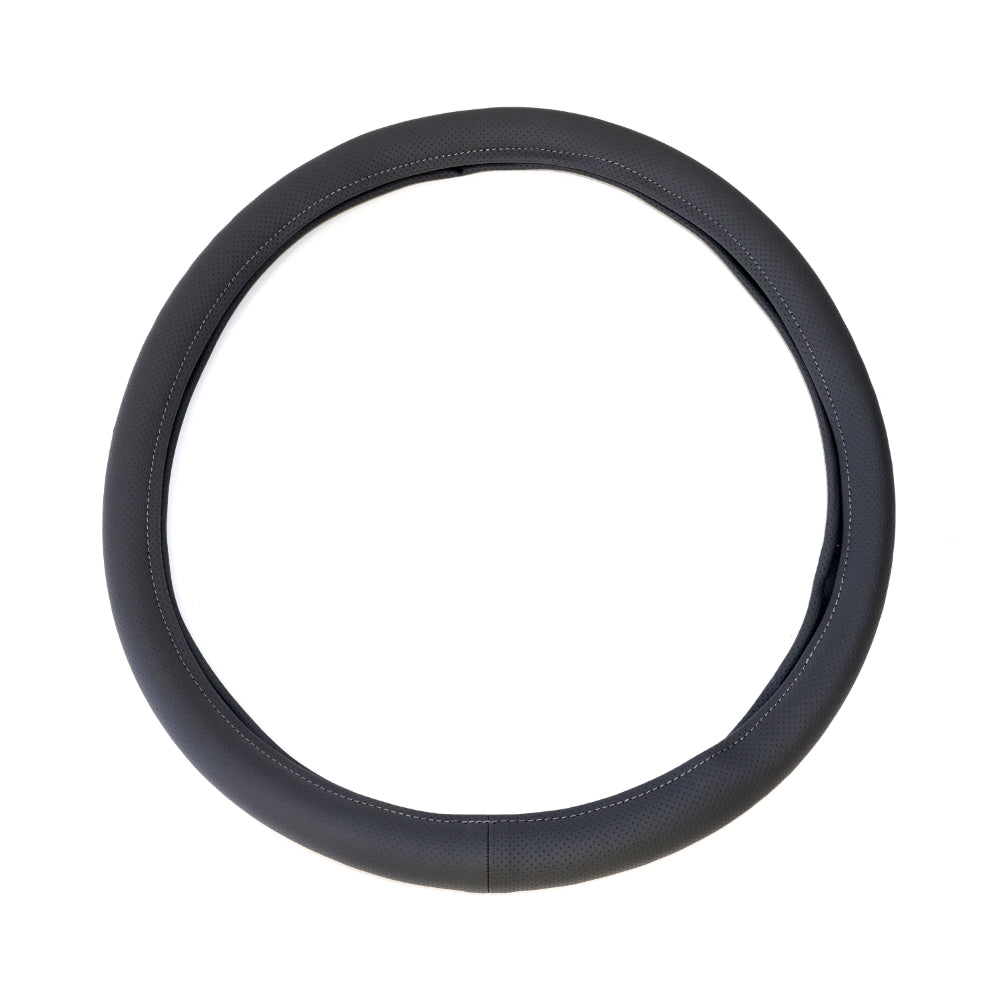 Husa pentru volan din piele ecologica perforata GRI 44-48 CM Umbrella