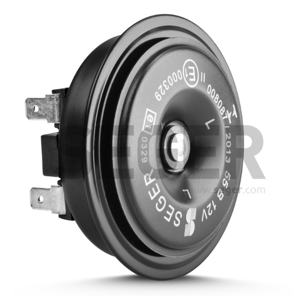 Claxon electromagnetic 12V 3.5A cu ton jos Seger