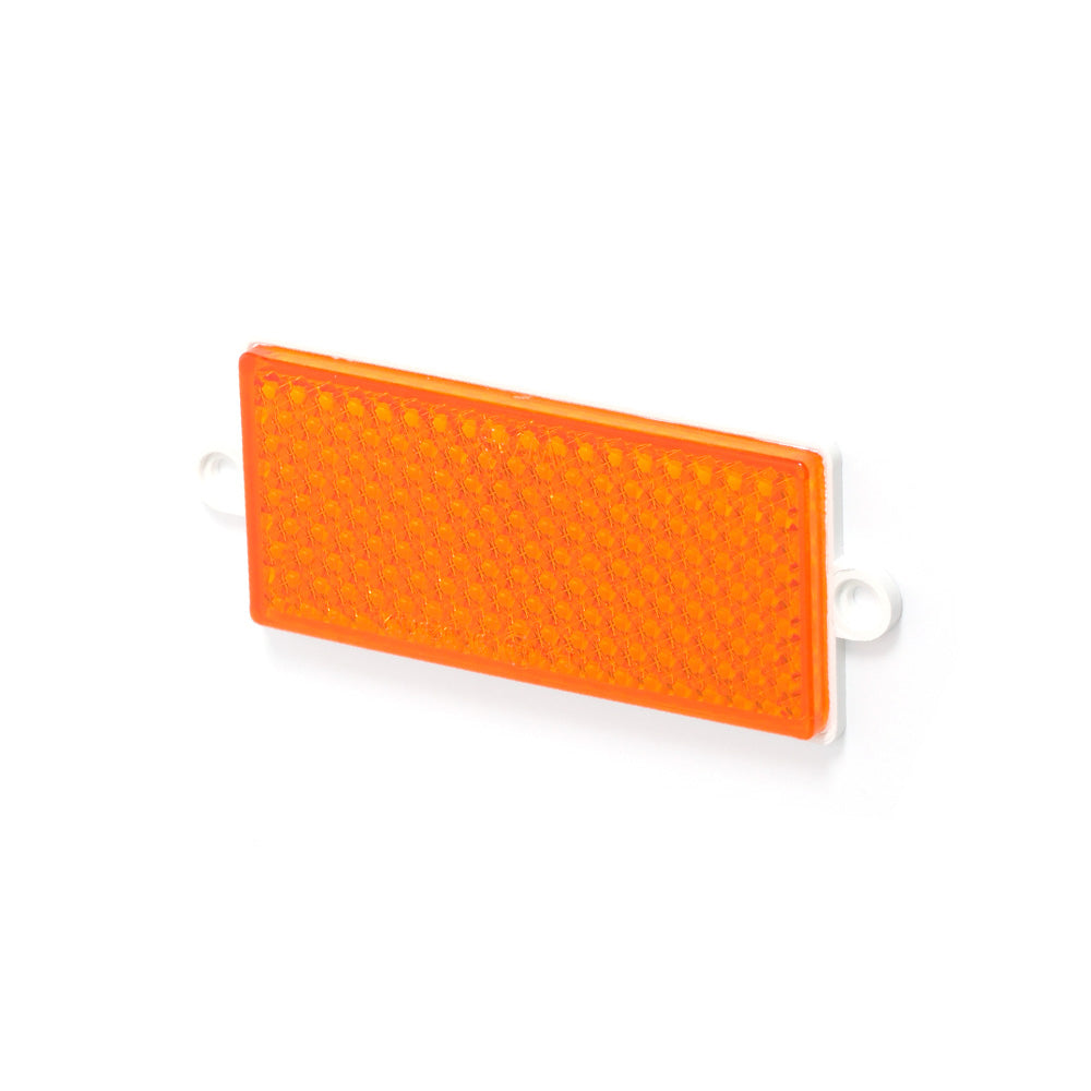 Catadioptru dreptunghiular, 50U UP-105X48, portocaliu WAS