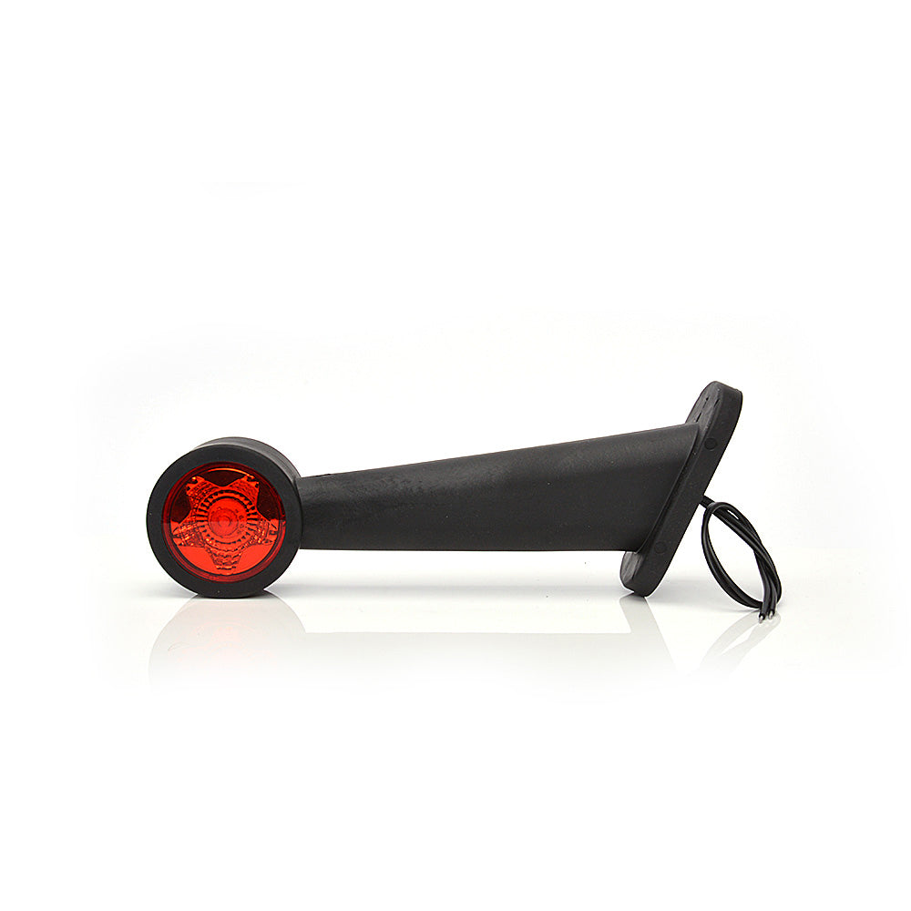 Lampa gabarit LED cu brat 875P W21.3STAR, 12V-24V, pozitie alb / rosu dreapta WAS