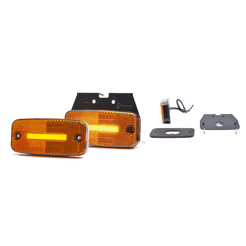 Lampa gabarit LED 1134 W157, 12V-24V, pozitie portocaliu WAS