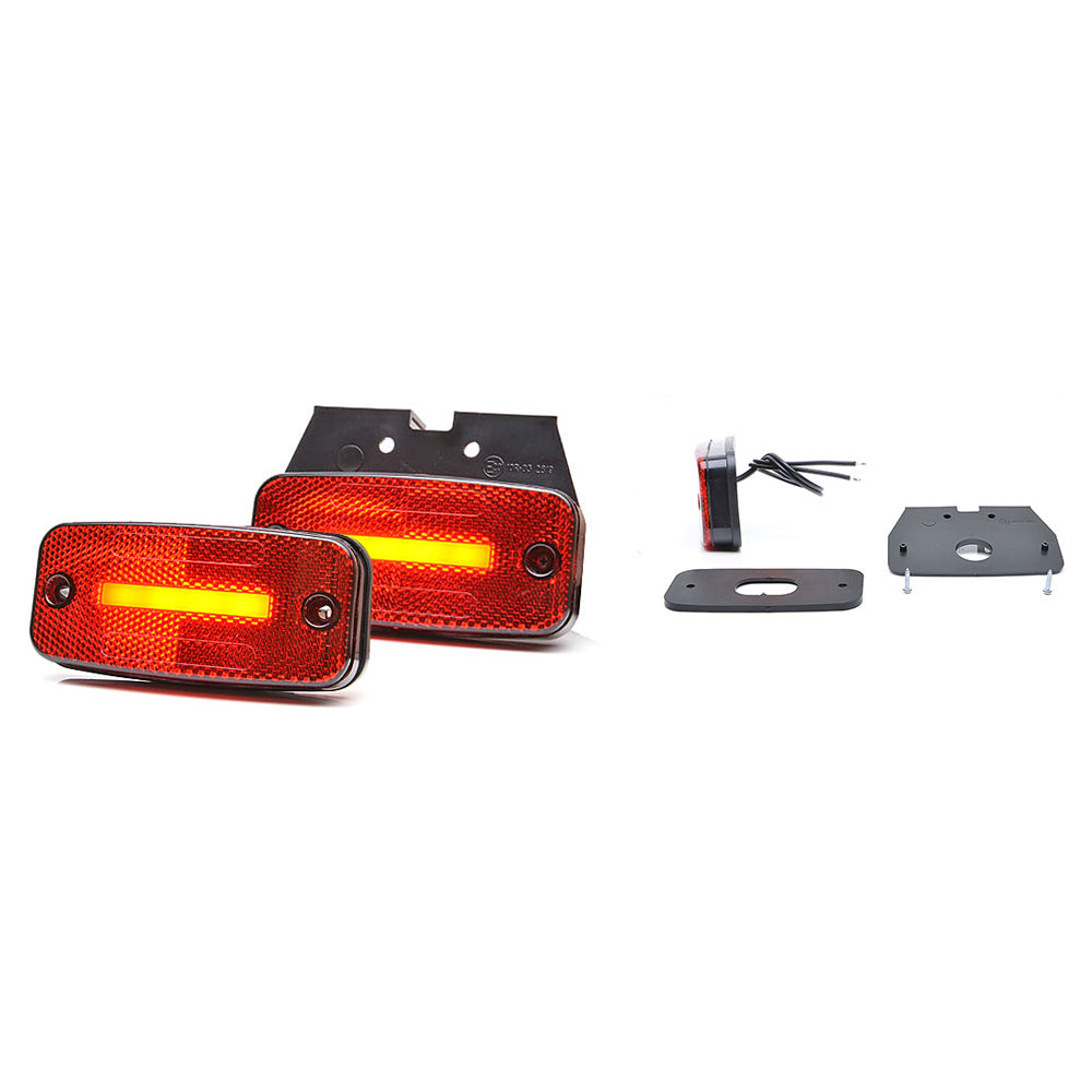 Lampa gabarit LED 1135 W157, 12V-24V, pozitie rosu WAS