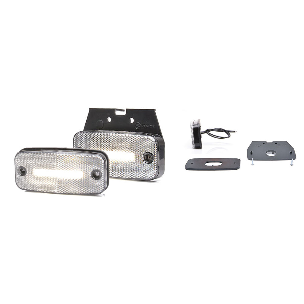 Lampa gabarit LED 1136 W157, 12V-24V, pozitie alb WAS