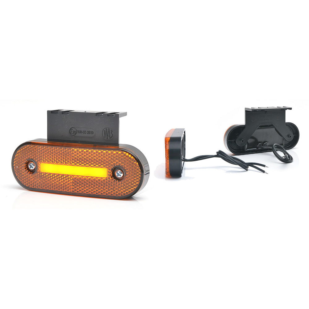 Lampa gabarit LED 1219 W174, 12V-24V, pozitie portocaliu WAS