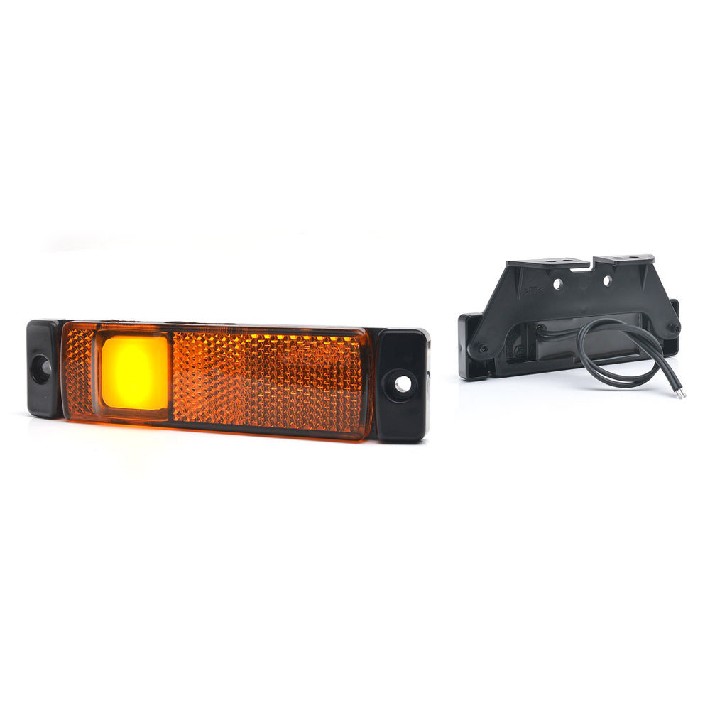 Lampa gabarit LED 1235 W45, 12V-24V, pozitie portocaliu WAS