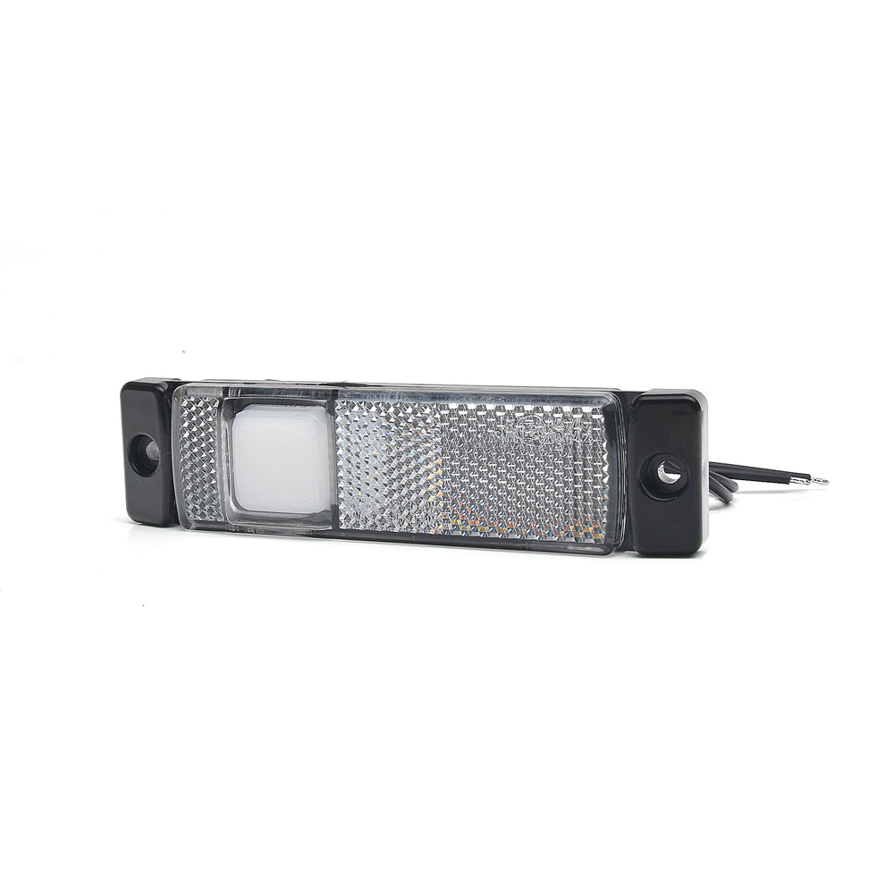 Lampa gabarit LED 1237 W45NS, 12V-24V, pozitie alb WAS