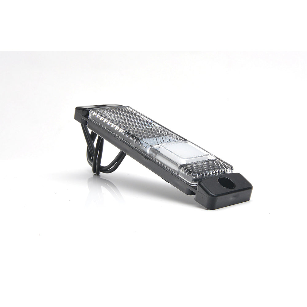 Lampa gabarit LED 1237 W45NS, 12V-24V, pozitie alb WAS