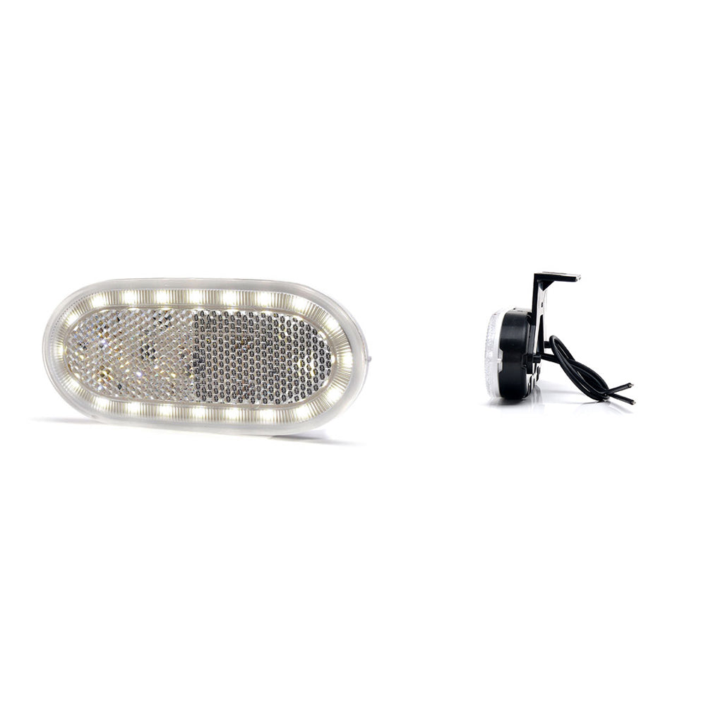Lampa gabarit LED 1388 W197, 12V-24V, pozitie alb WAS