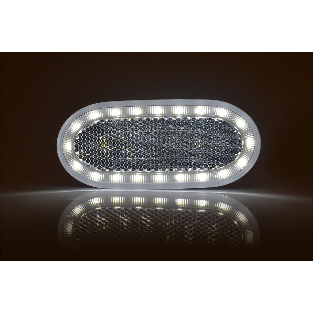 Lampa gabarit LED 1388 W197, 12V-24V, pozitie alb WAS