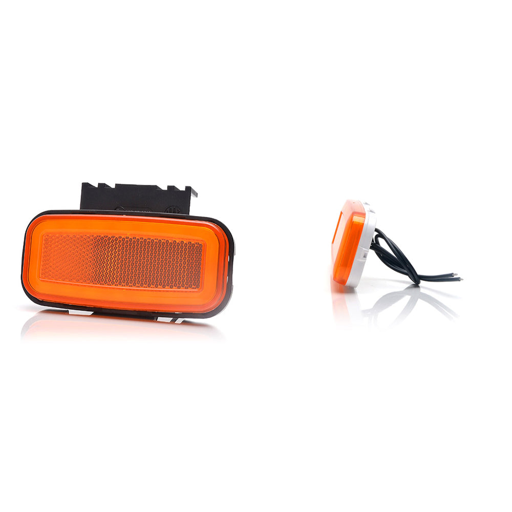 Lampa gabarit LED 1402 W199, 12V-24V, pozitie portocaliu WAS