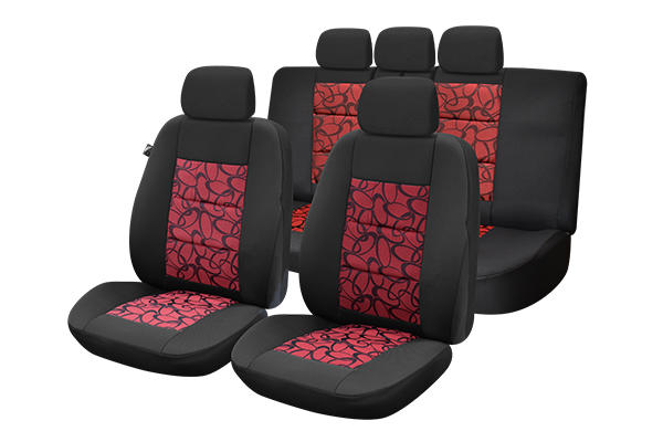 Set de huse pentru scaun PREMIUM LUX culoare rosie Umbrella