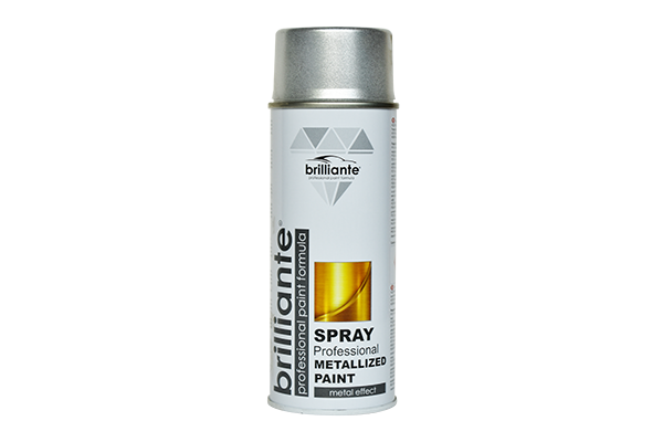 Spray vopsea metalizata gri Brilliante 400ml