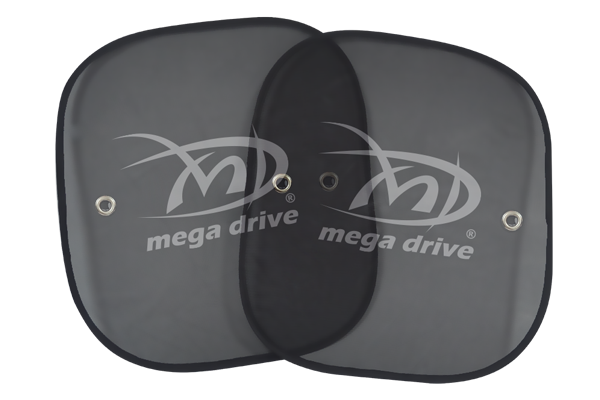 Parasolar lateral negru cu ventuza set de 2 bucati (44X38CM) Mega Drive