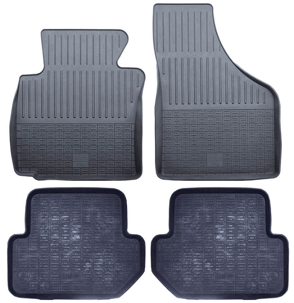 Set de covorase auto cu tavita pentru VW CADDY III(2003-2020)/GOLF V(2003-2009)/GOLF VI(2008-2016)/JETTA V(2005-2011);AUDI A3(2003-2013);SEAT LEON II(2005-2012)/TOLEDO III(2004-2009);SKODA OCT II (2004-2013) Profiller