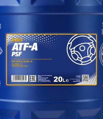 Ulei ATF-A AUTOMATIC FLUID- 20L Mannol