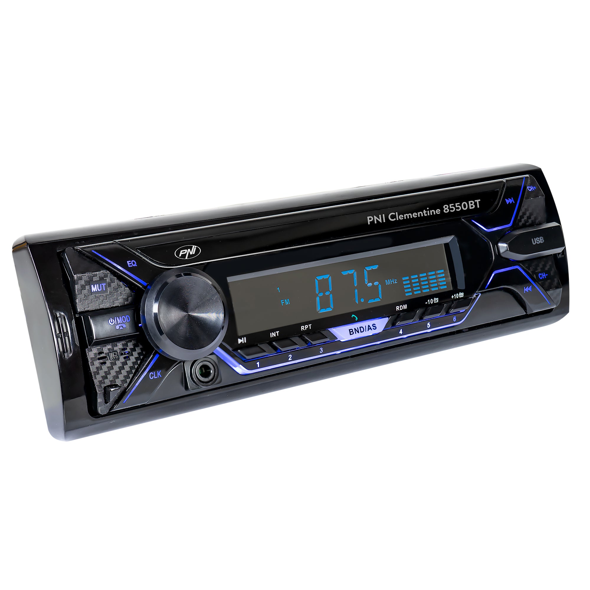 Radio MP3 player auto CLEMENTINE 8550BT, fata detasabila, 4X45W, 12V PNI