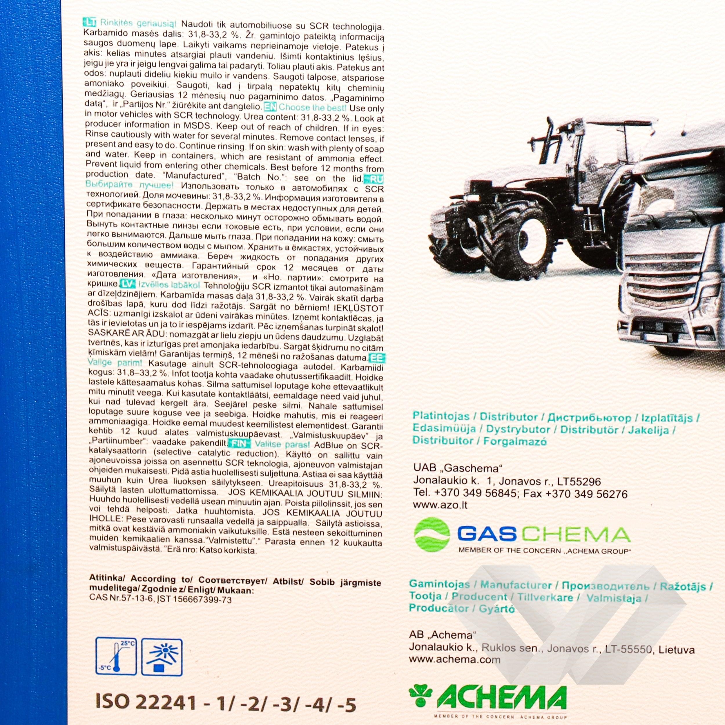 AdBlue AZO, 10 litri