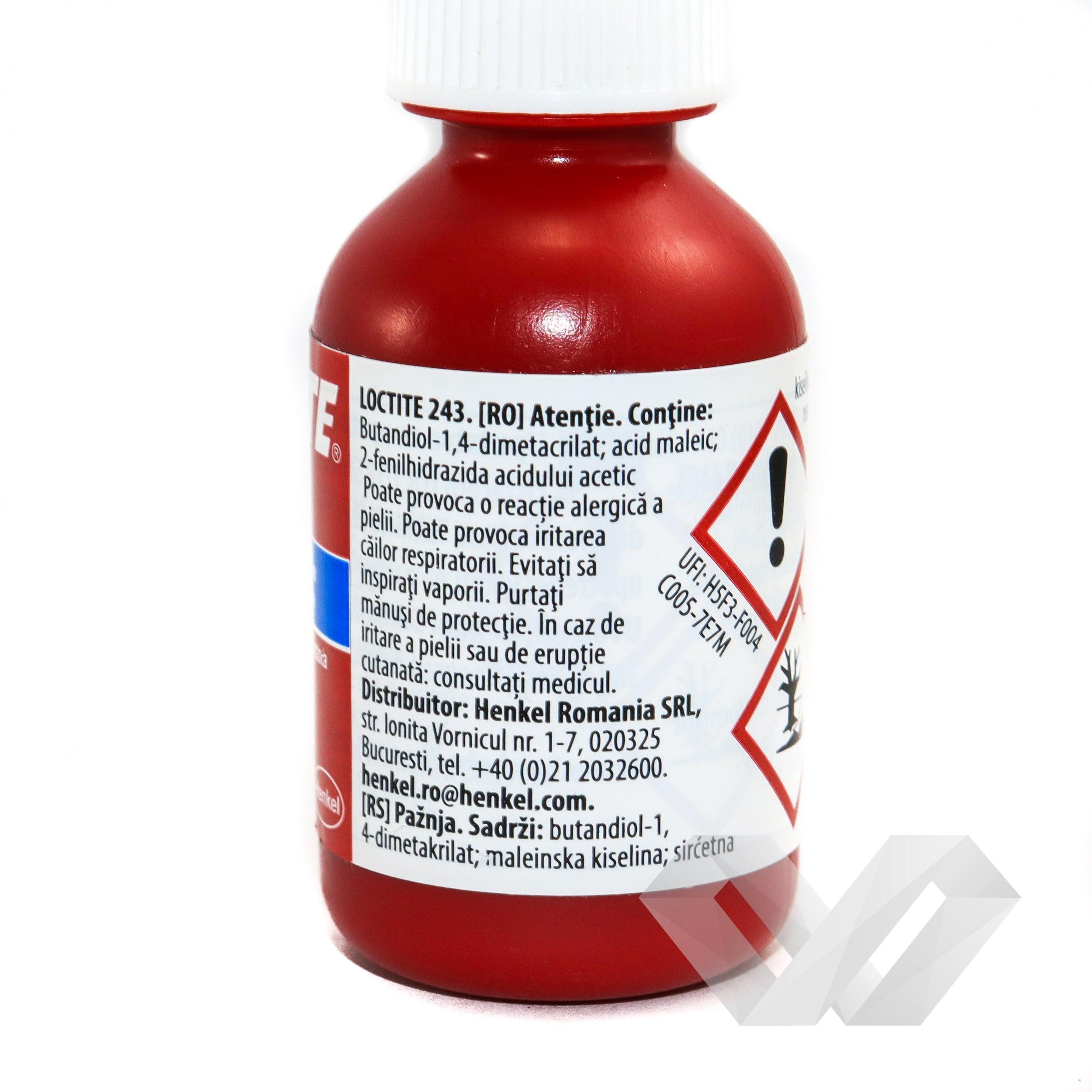 Adeziv fixare suruburi Loctite 243 10 ml