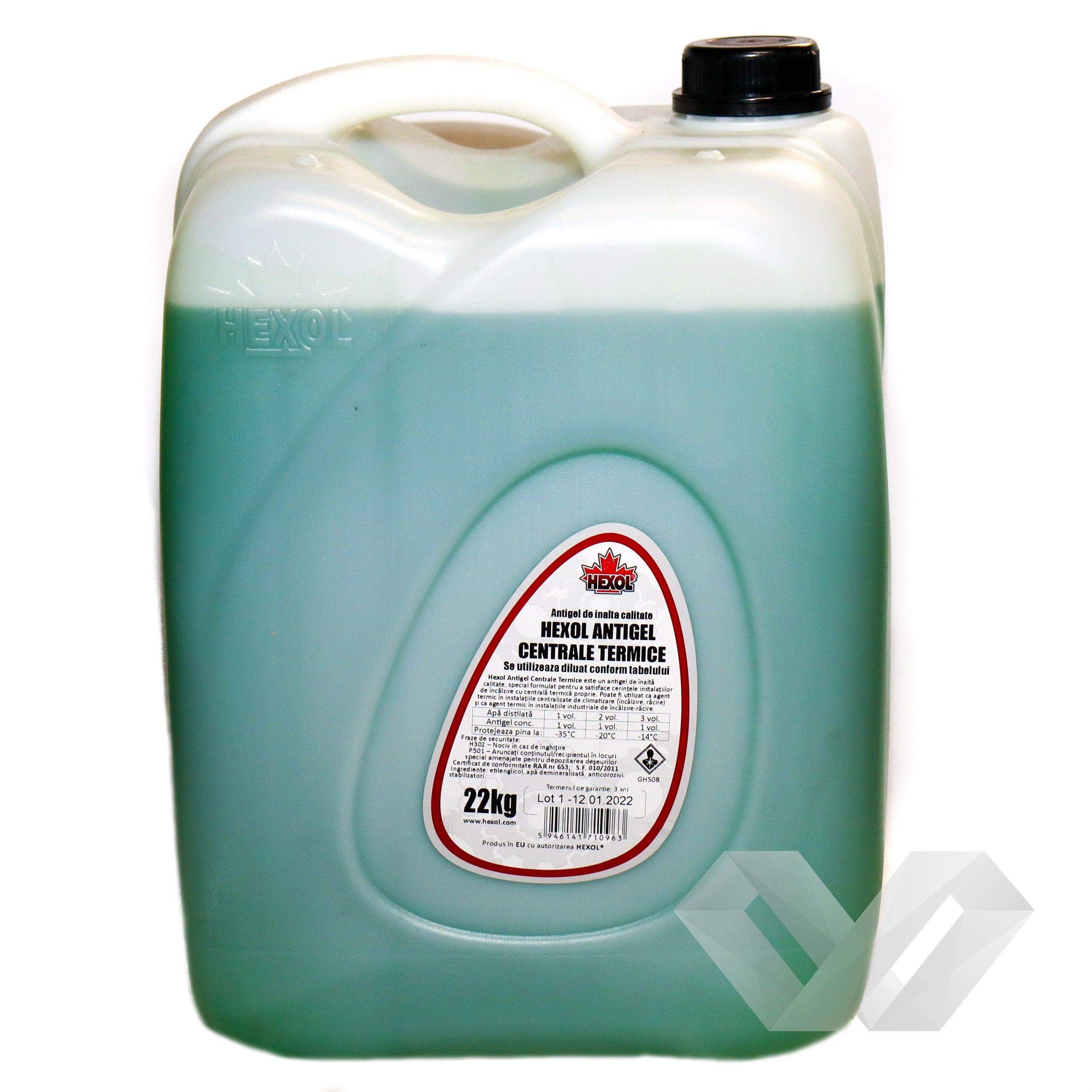 Antigel verde G11 centrale termice concentrat Hexol, -35°C, 10L