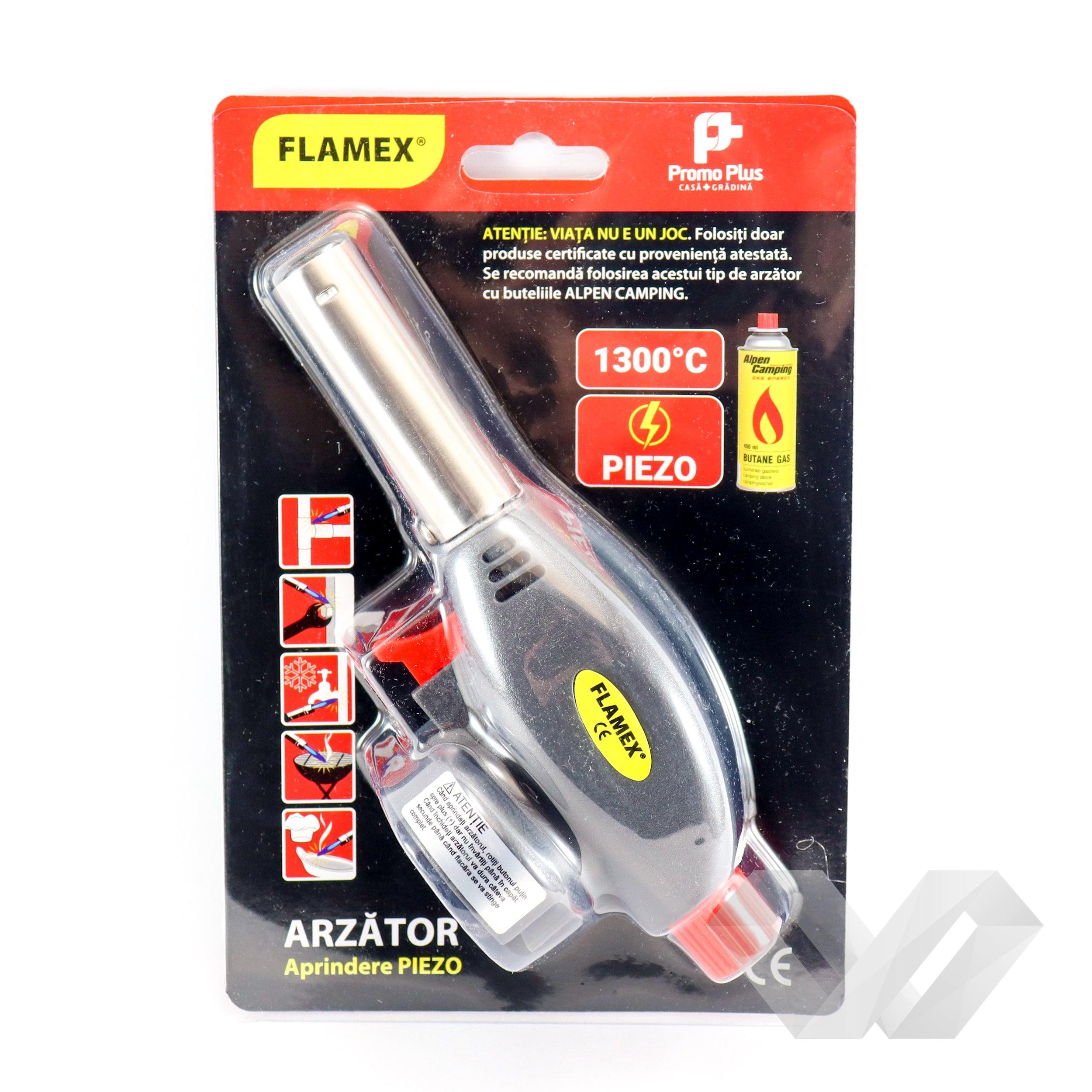 Arzator gaz cu aprindere piezo Flamex