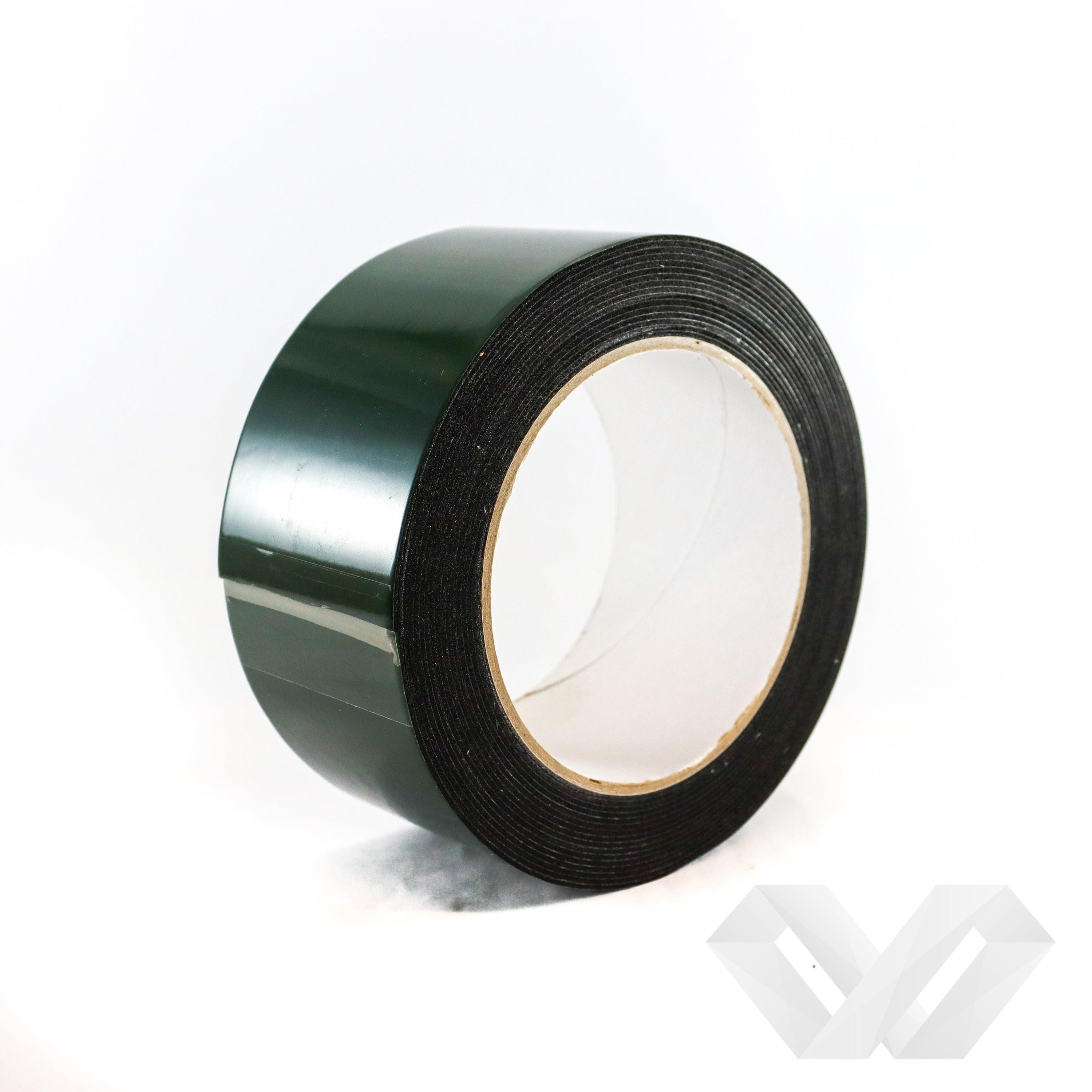 Banda dublu adeziva neagra, 10 mm