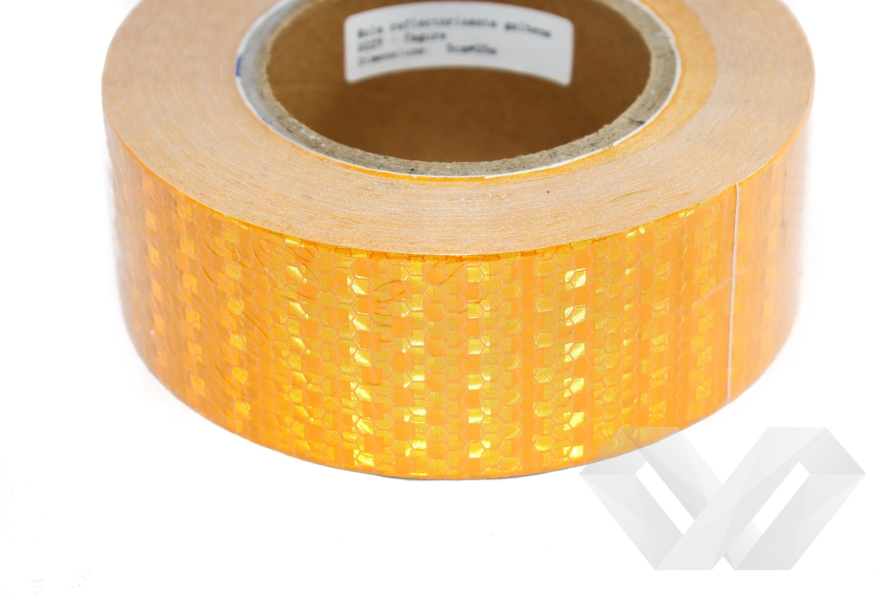 Banda reflectorizanta galbena, 25m 5cm