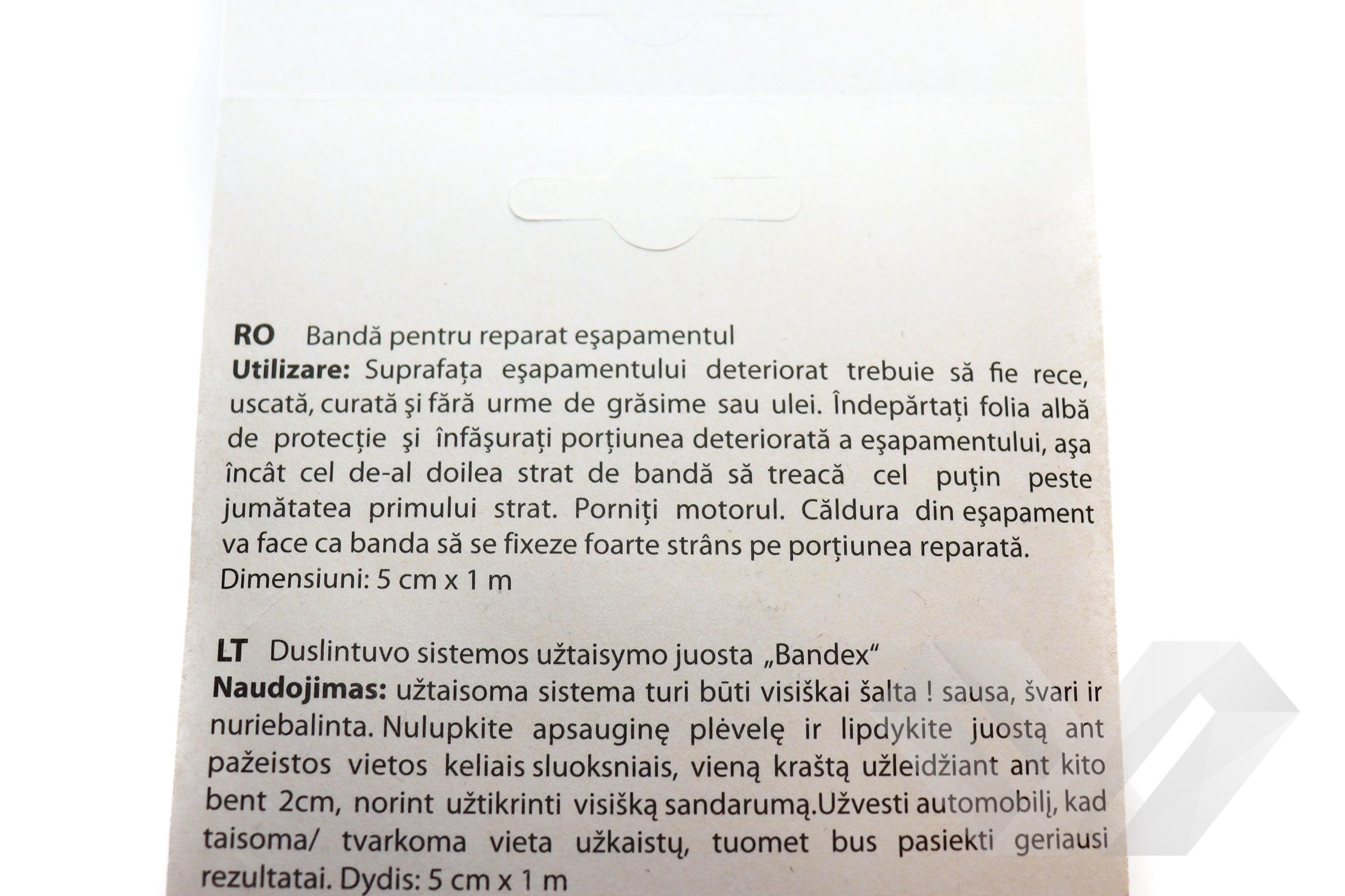 Banda reparatie esapament K2, 1m 5cm