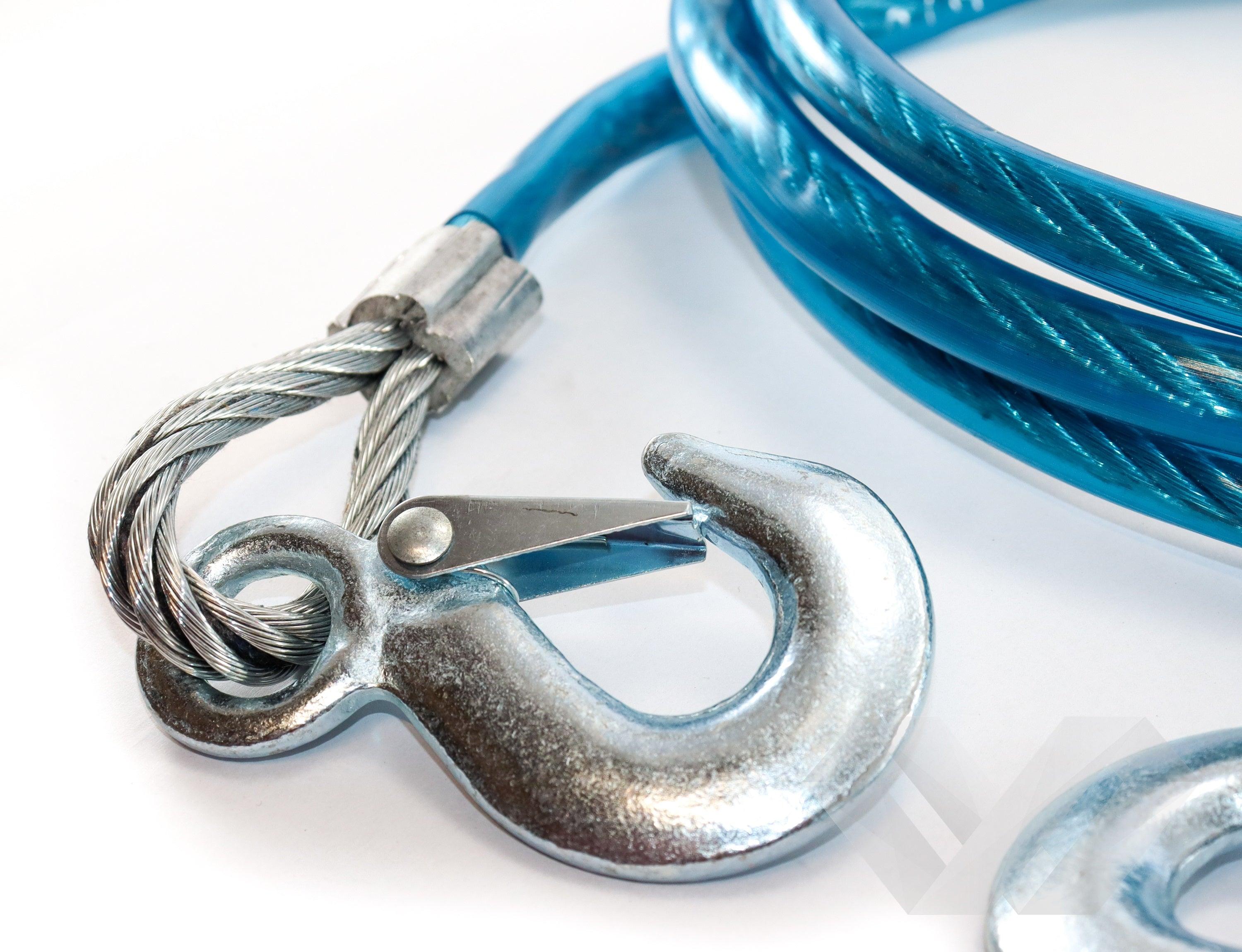 Cablu tractare din otel, 3m