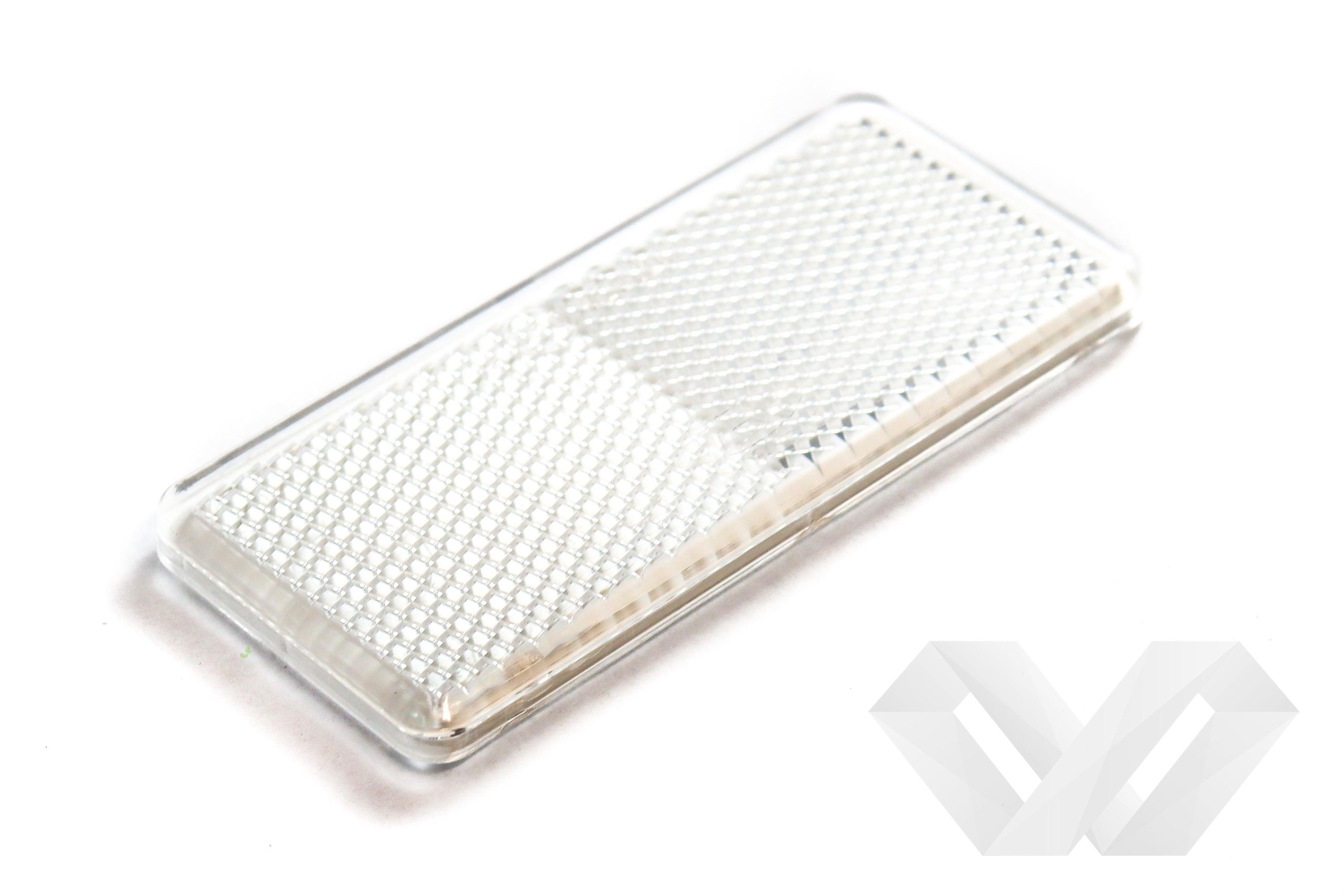 Catadioptru dreptunghiular, rosu, galben, alb